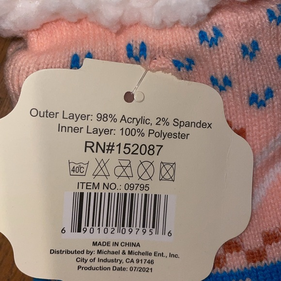 •MICHAEL & MICHELLE•NWT KOALA SOFT, COZY, NON-SLIP SHERPA CRITTER SOCKS OSFM - Picture 6 of 6